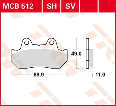 Trw All Round Sintered Metal Brake Pads