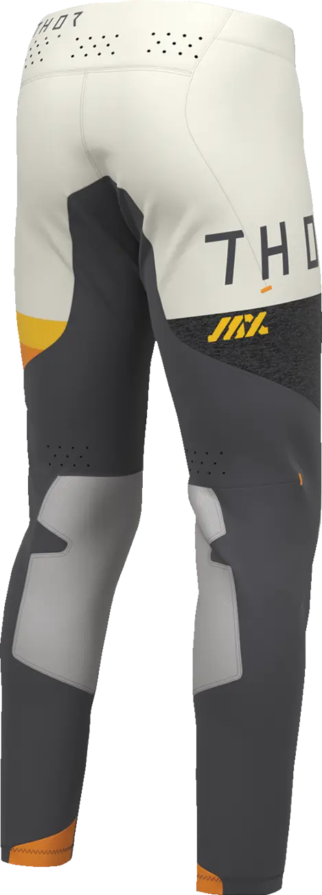 Thor Sportmode League Pants - Orange/White/Yellow/Charcoal Gray