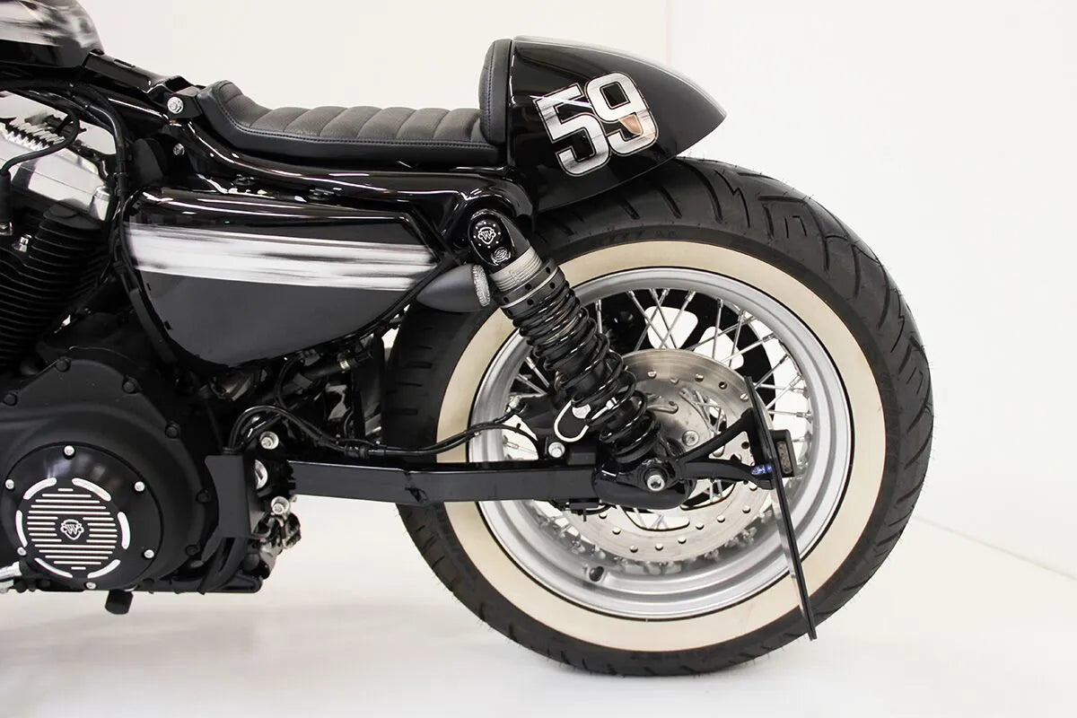 Cult Werk License Plate Holder - Black Steel