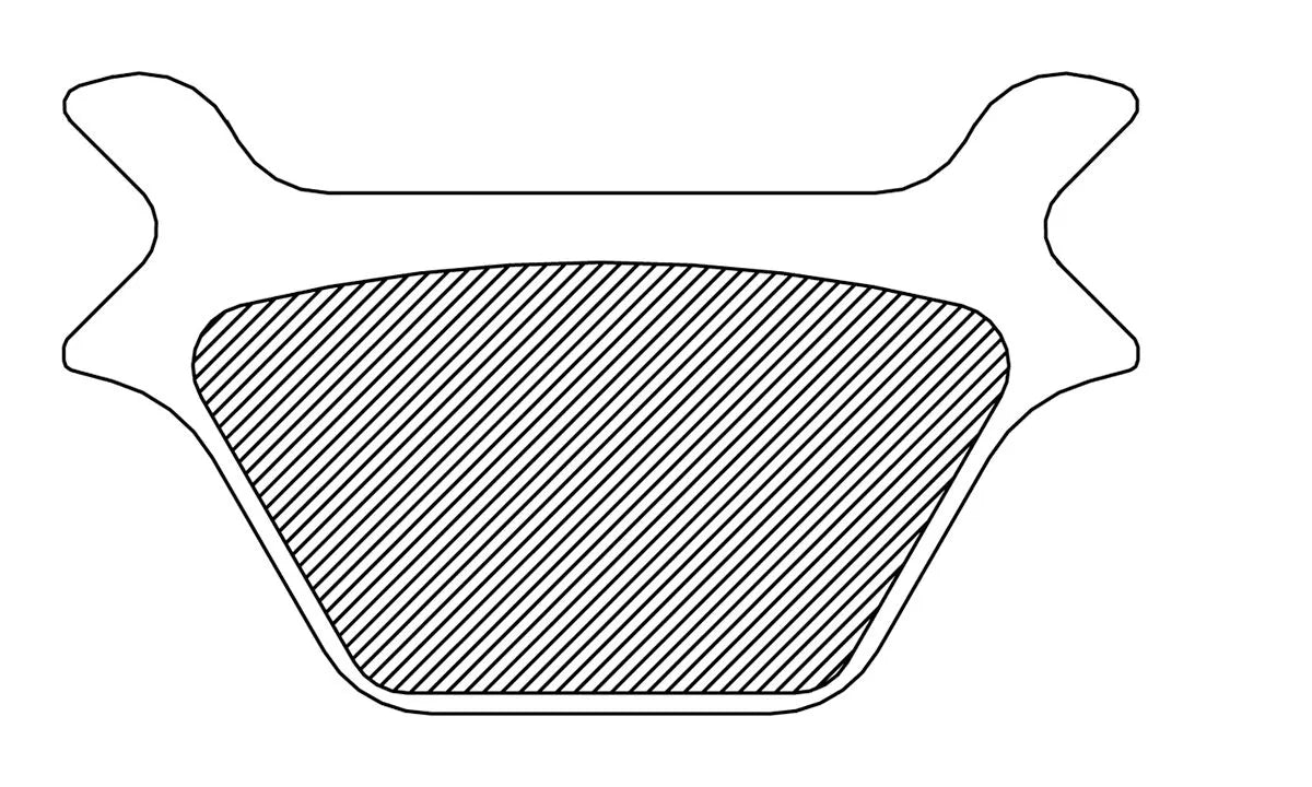 Drag Specialties Sintered Metal Brake Pads For Harley-davidson