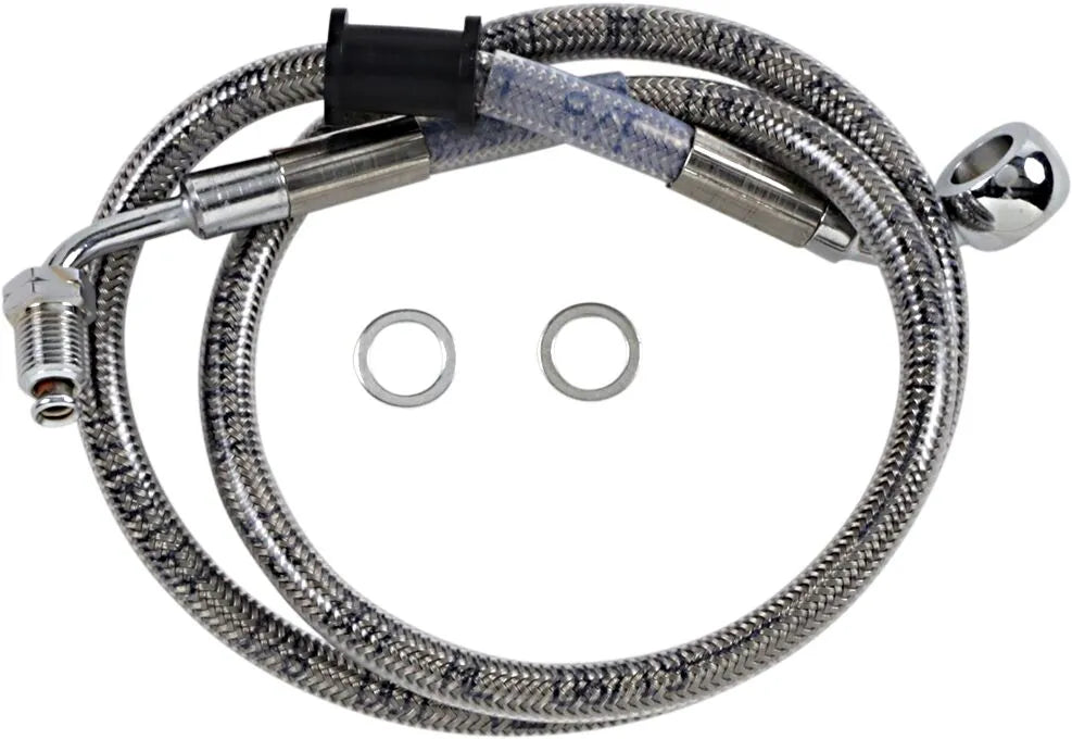 Drag Specialties Extended Brake Line For Abs - 29.25"