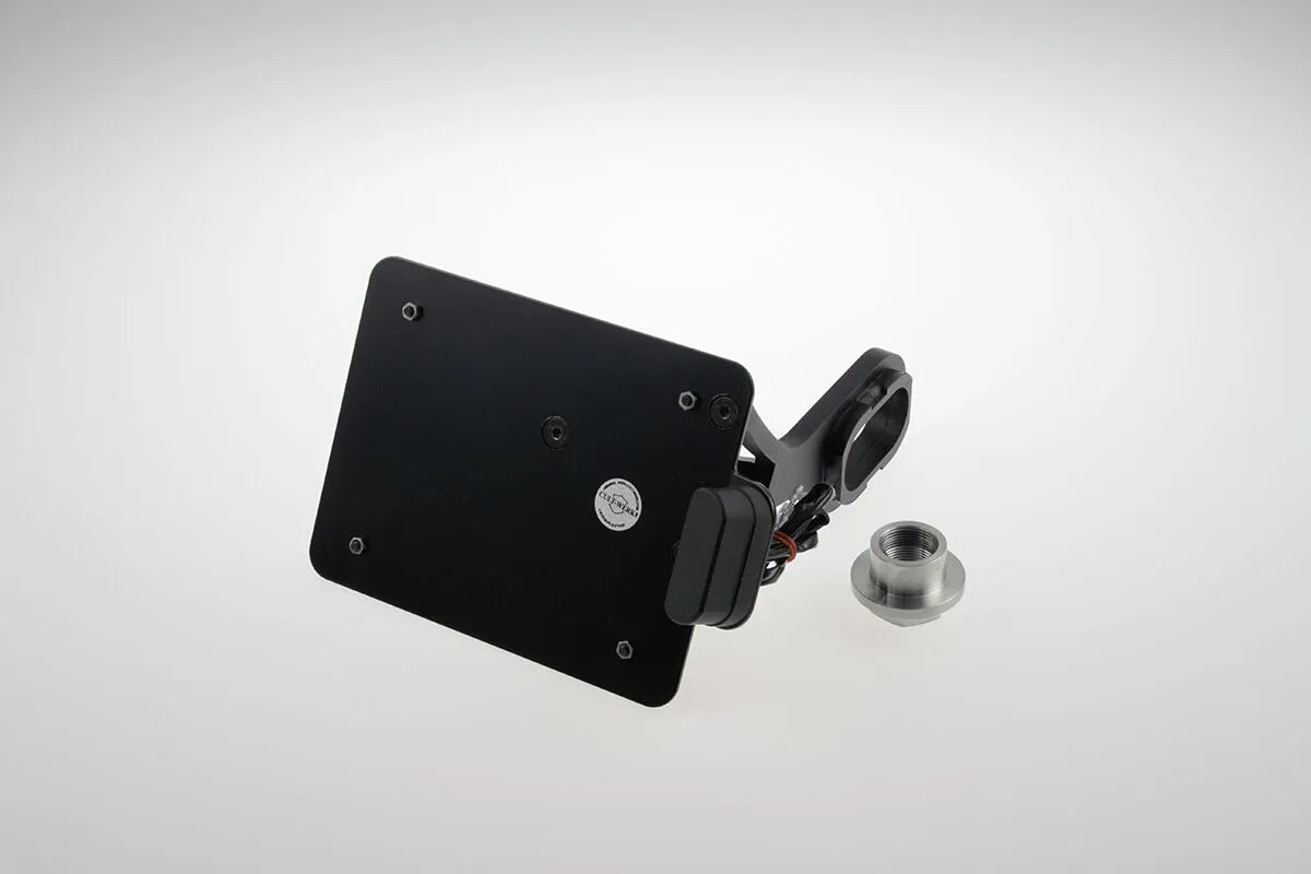 Cult Werk License Plate Holder - Black Steel