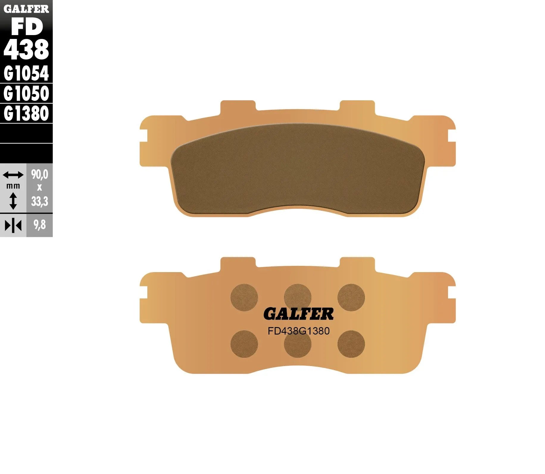 Galfer Hh Sintered Brake Pads - High-performance Braking