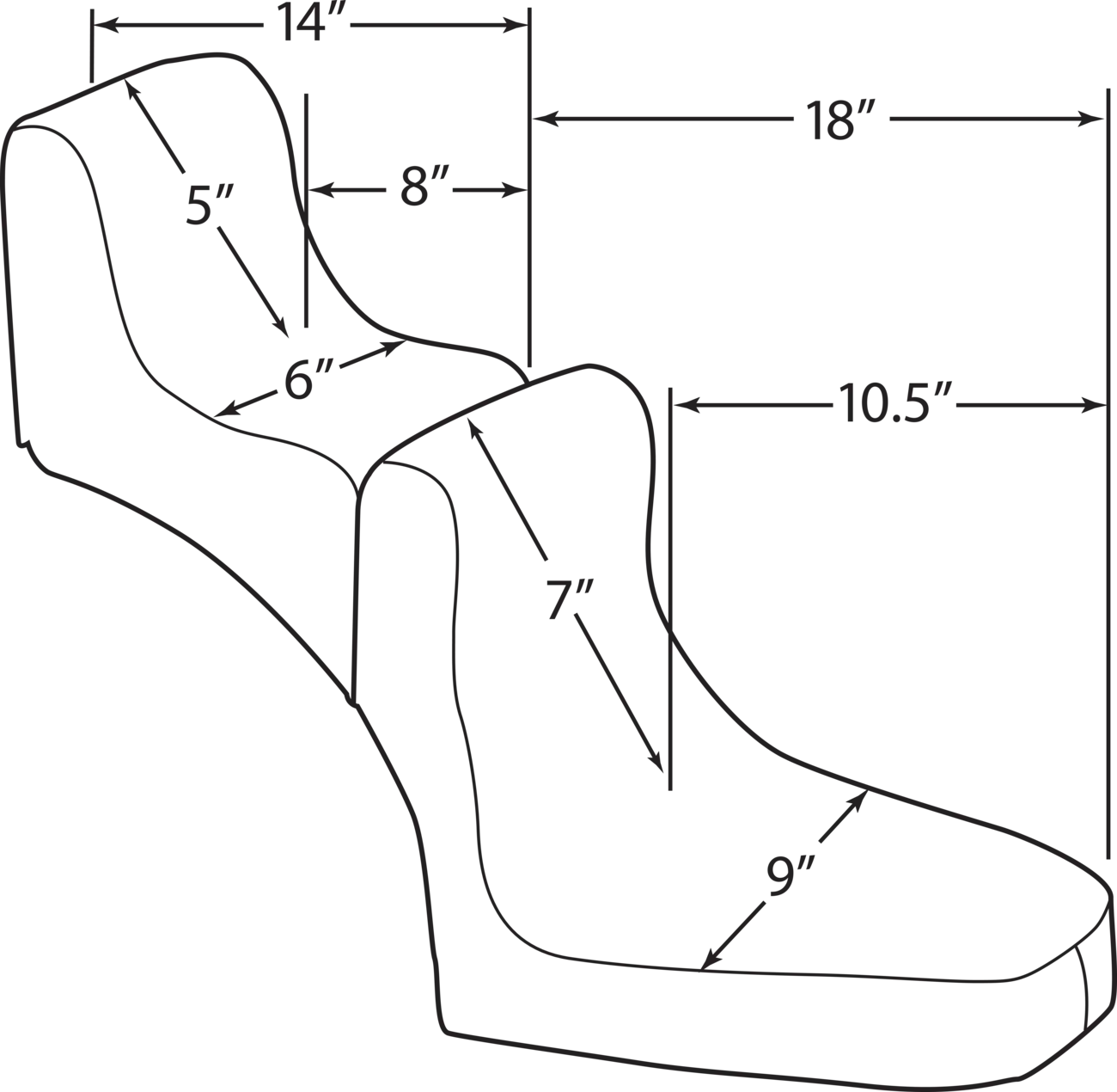 Drag Specialties Scorpion Solo Sæde