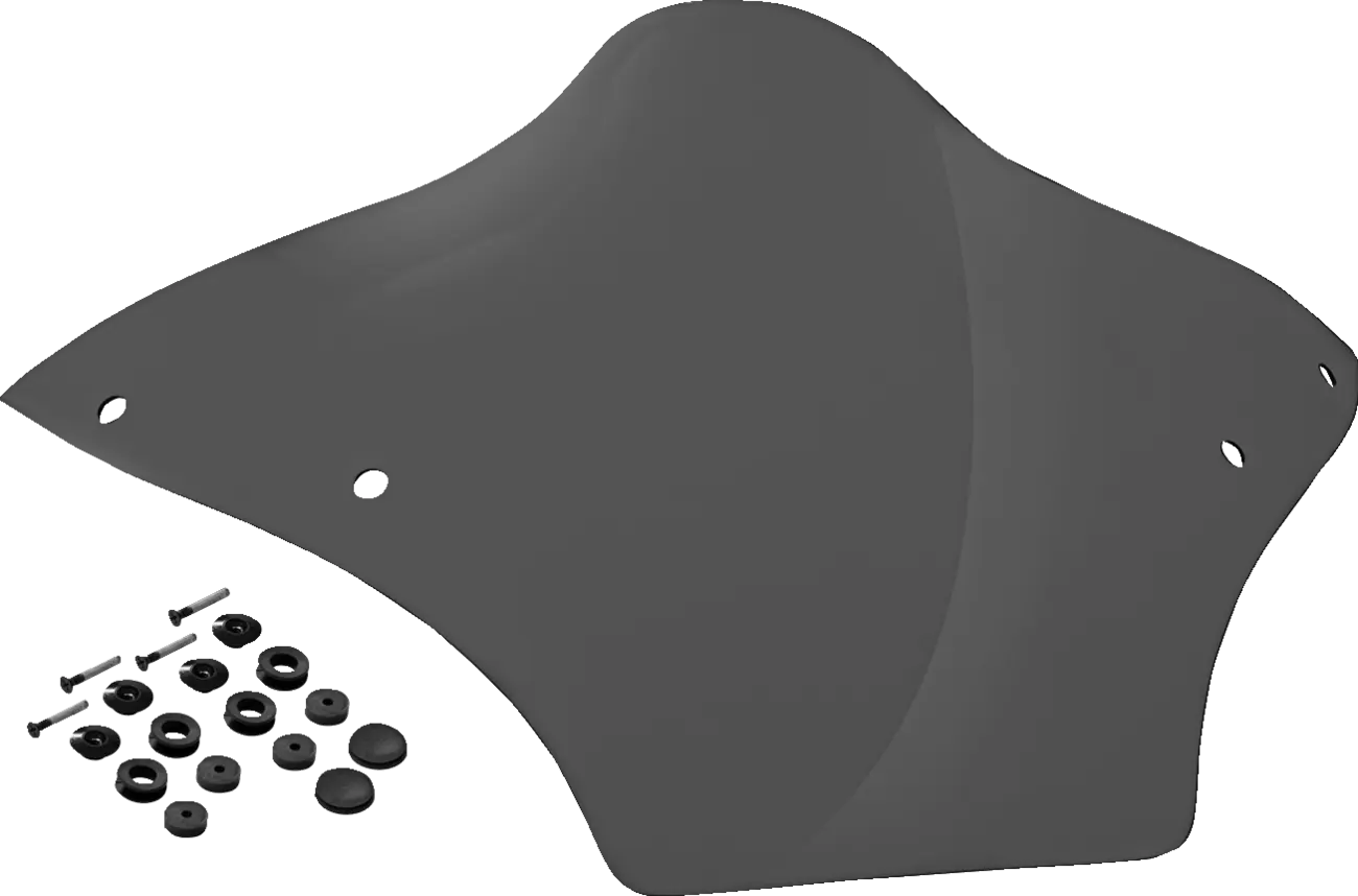 Memphis Shades Race Bubble Windshield