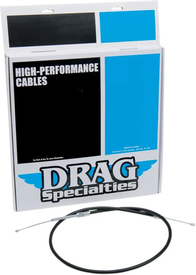Drag Specialties High-efficiency Black Vinyl Clutch Cable