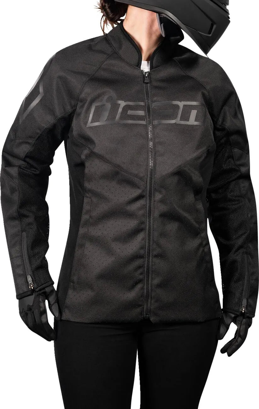 Icon Women's Hooligan Ce Jacket - Black