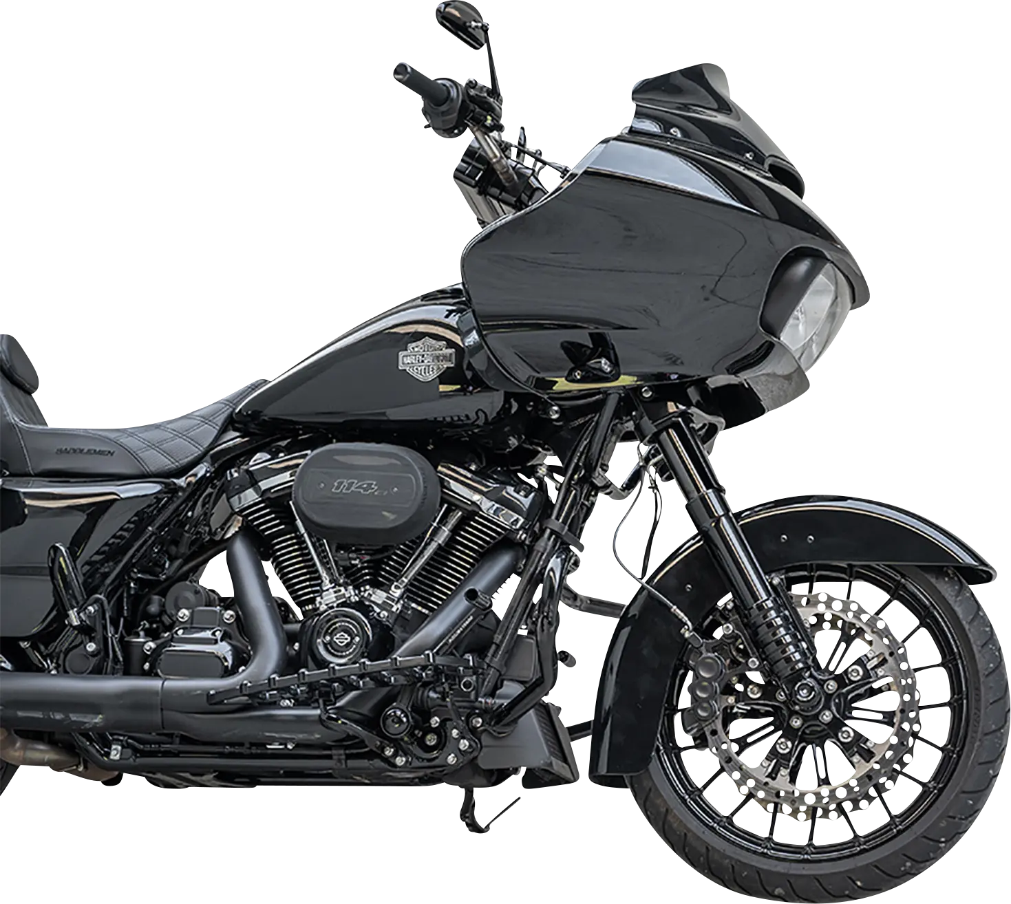 Arlen Ness Gaffelrør - Sort, 49 mm, 22,875"