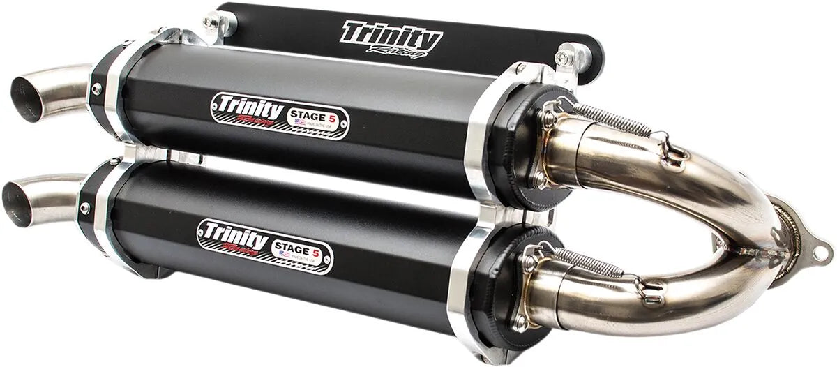 Trinity Racing Stage 5 Slip-on Dual Muffler