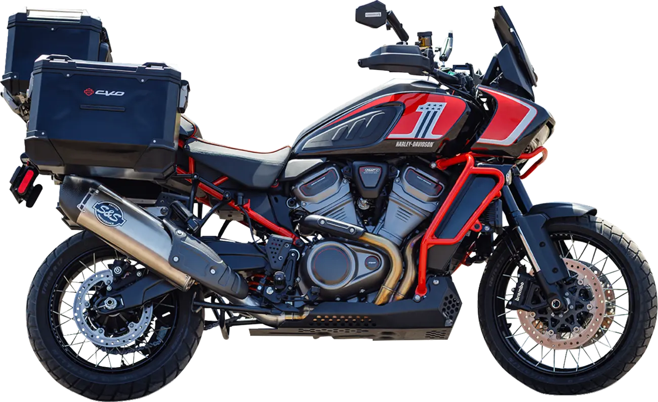 S&s Cycle Slip-on Muffler With Carbon Fiber End Cap