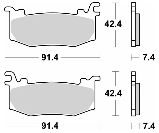 Sbs Rst Brake Pads For High-performance Motorcycles