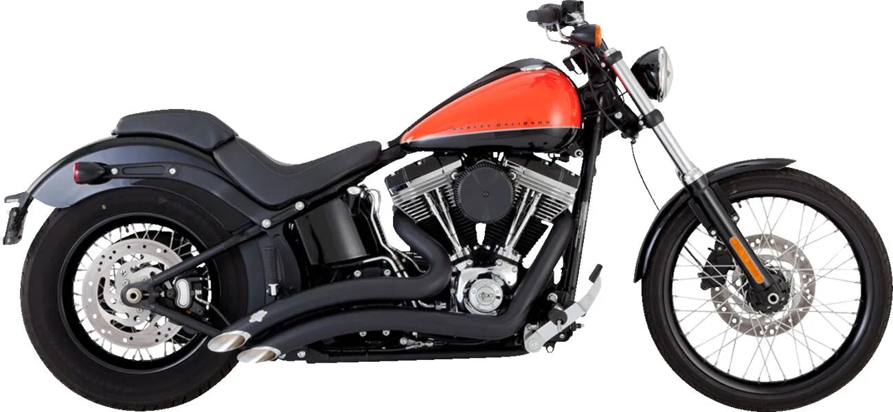 Vance & Hines Big Radius Exhaust System - 2-into-2 Black