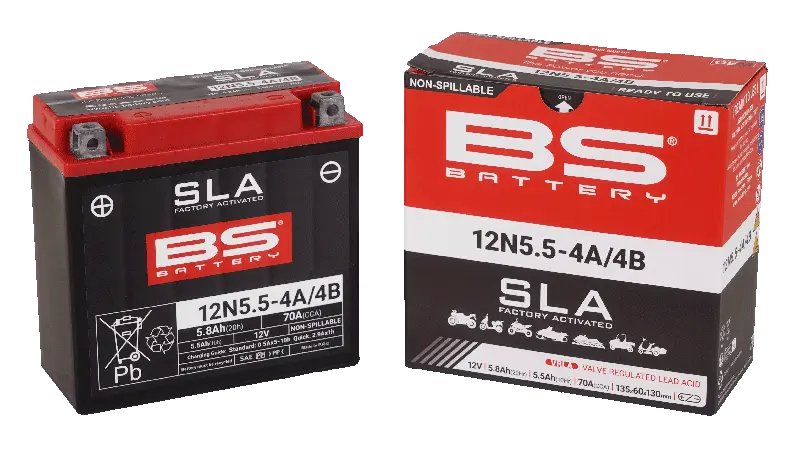 Bs Batteri Agm Vedligeholdelsesfrit Batteri 12v 5,5ah