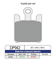 Dp Brakes Standard Sintered Metal Brake Pads