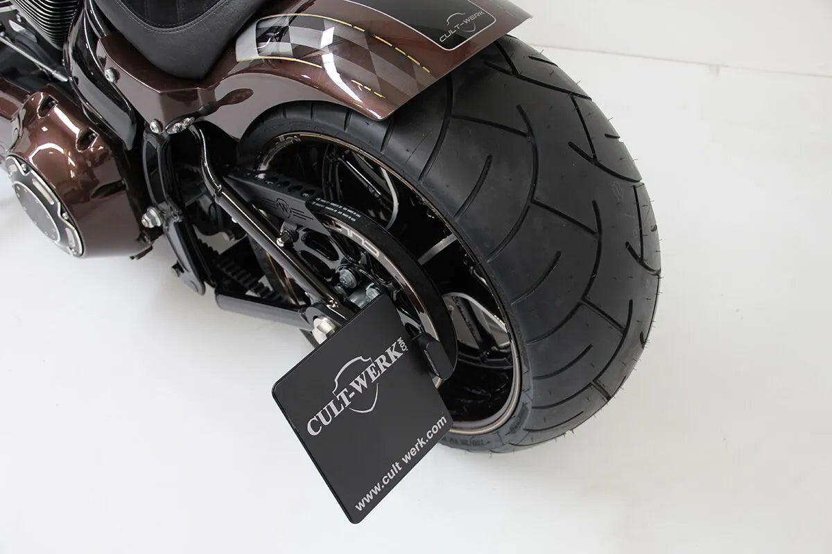 Cult Werk License Plate Holder With Led Light