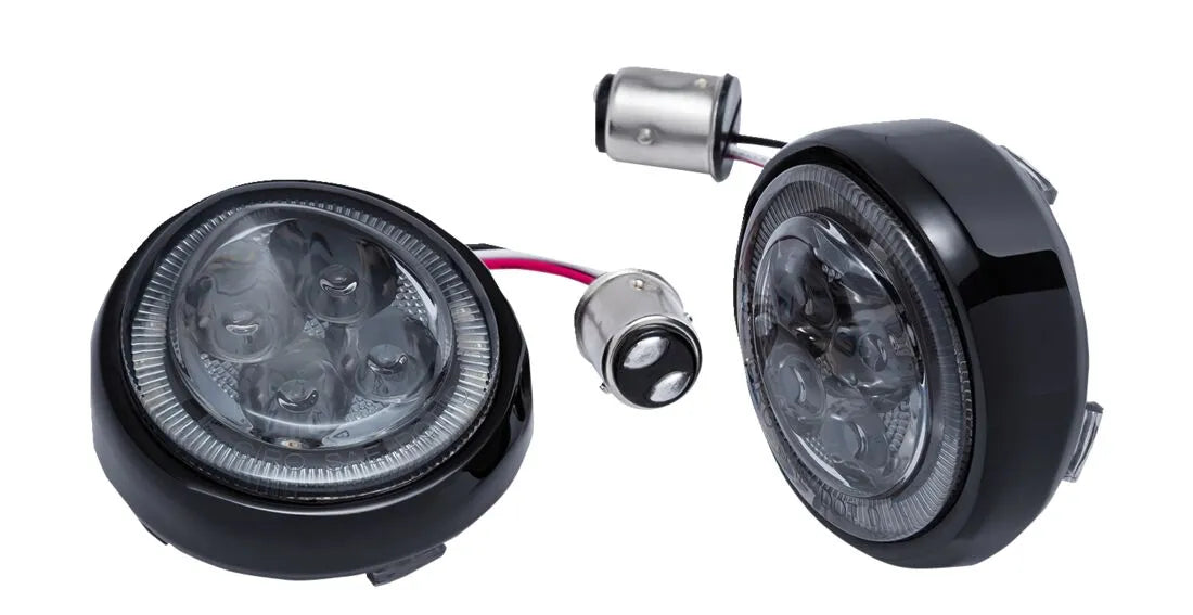 Ciro Fang® LED-blinkindsats bagtil