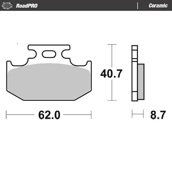 Moto-master Ceramic Brake Pads