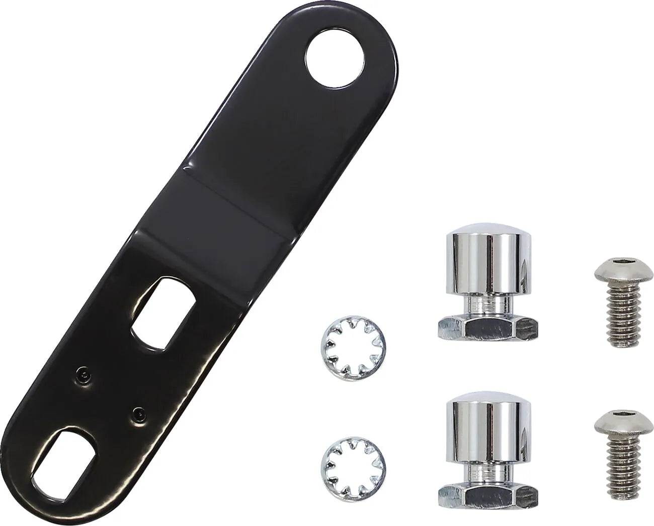 Le Pera Bare Bones Pillion Pad - Sort vinyl