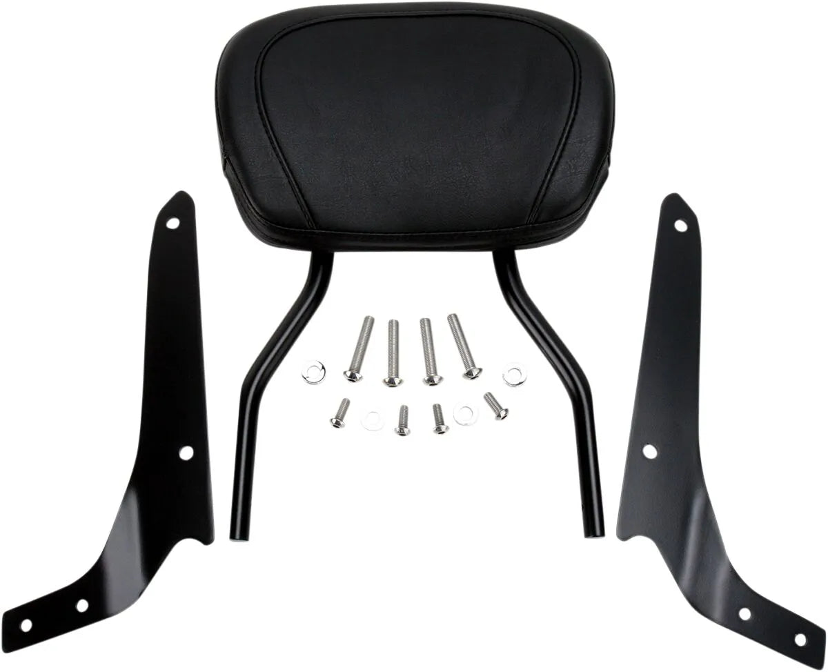 Cobra Round Sissy Bar Kit - Sort