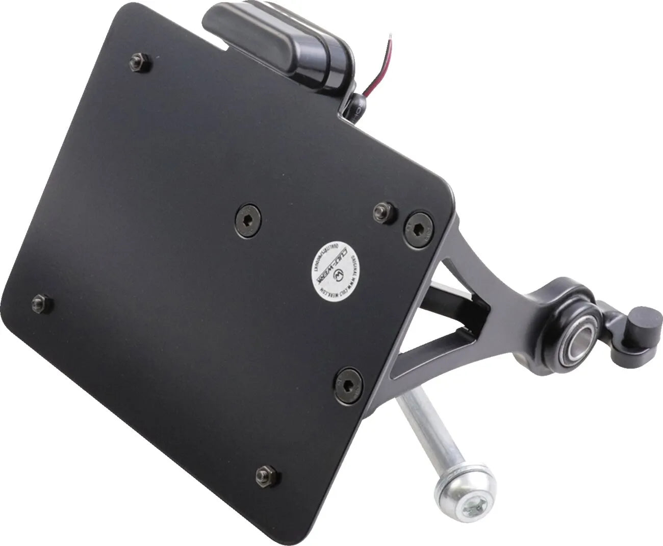 Cult Werk License Plate Holder - Black Steel