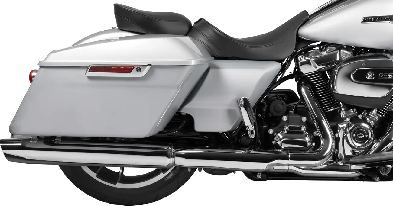 Drag Specialties Bageste Solo Sæde - Sort Vinyl