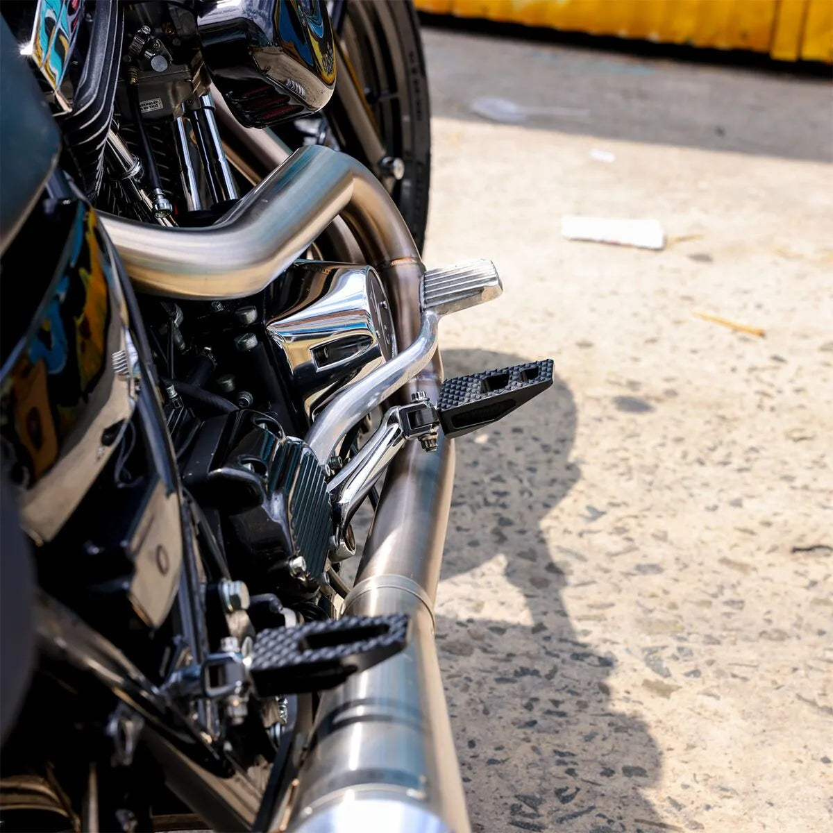 Thrashin Supply P-54 Fodpind - Sort Anodiseret