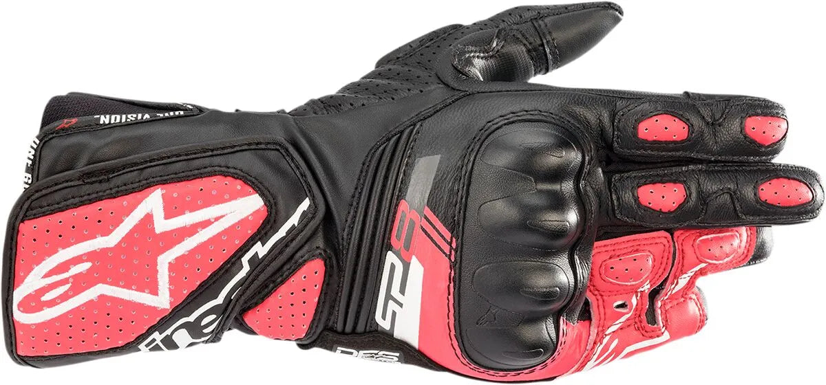 Alpinestars Stella Sp-8 V3 Women's Motorcycle Gloves - Black/Pink