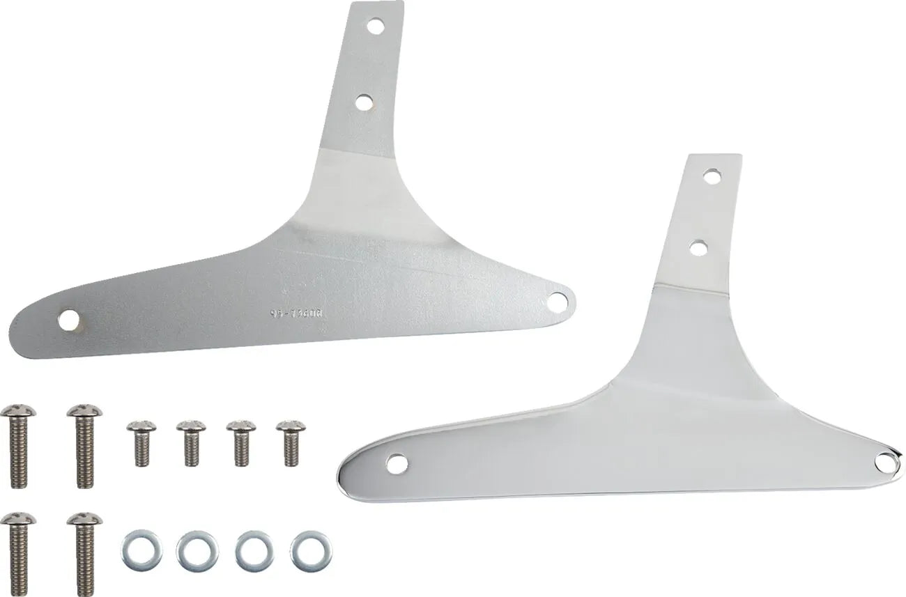 Cobra Square Sissy Bar - Krom ryglæn