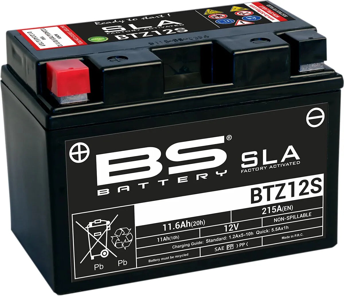 Bs Batteri Agm 12v 11ah Motorcykel Batteri