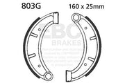Ebc Organic Brake Shoe Set 160mm