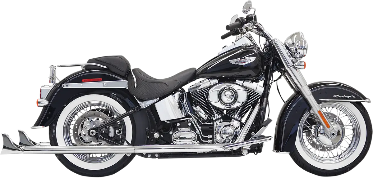 Bassani Xhaust True Duals Exhaust System With Fishtail Mufflers