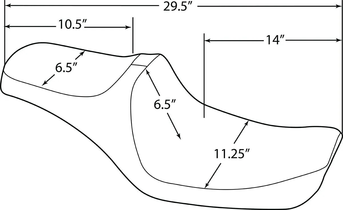 Drag Specialties Predator Iii sæde