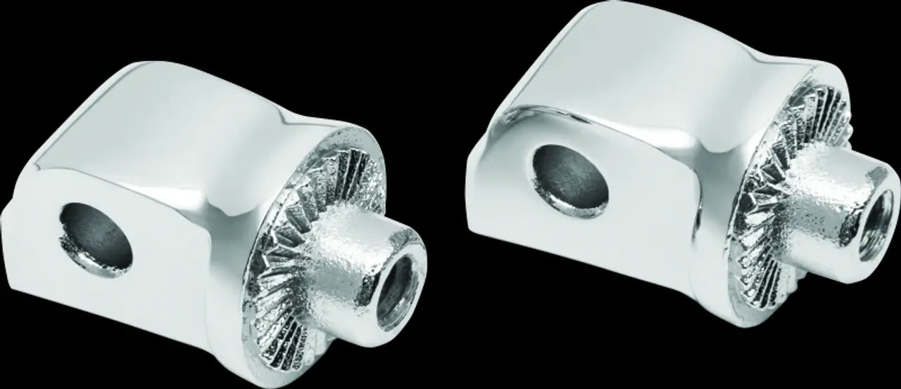 Kuryakyn Footpeg Adapter - Krom, Justerbar