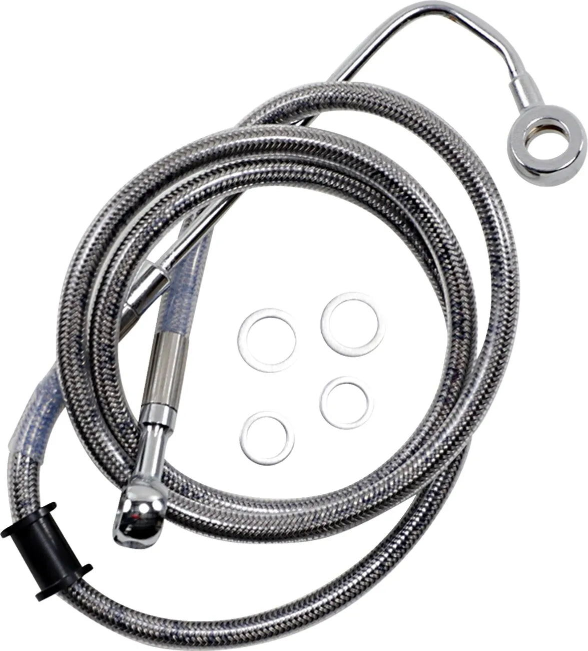 Drag Specialties Extended Brake Line For Abs - 43.75"