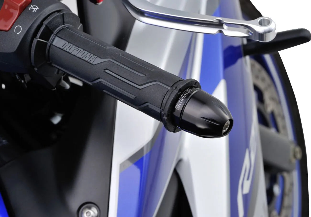 Daytona Bullet Styrender - Sort Anodiseret