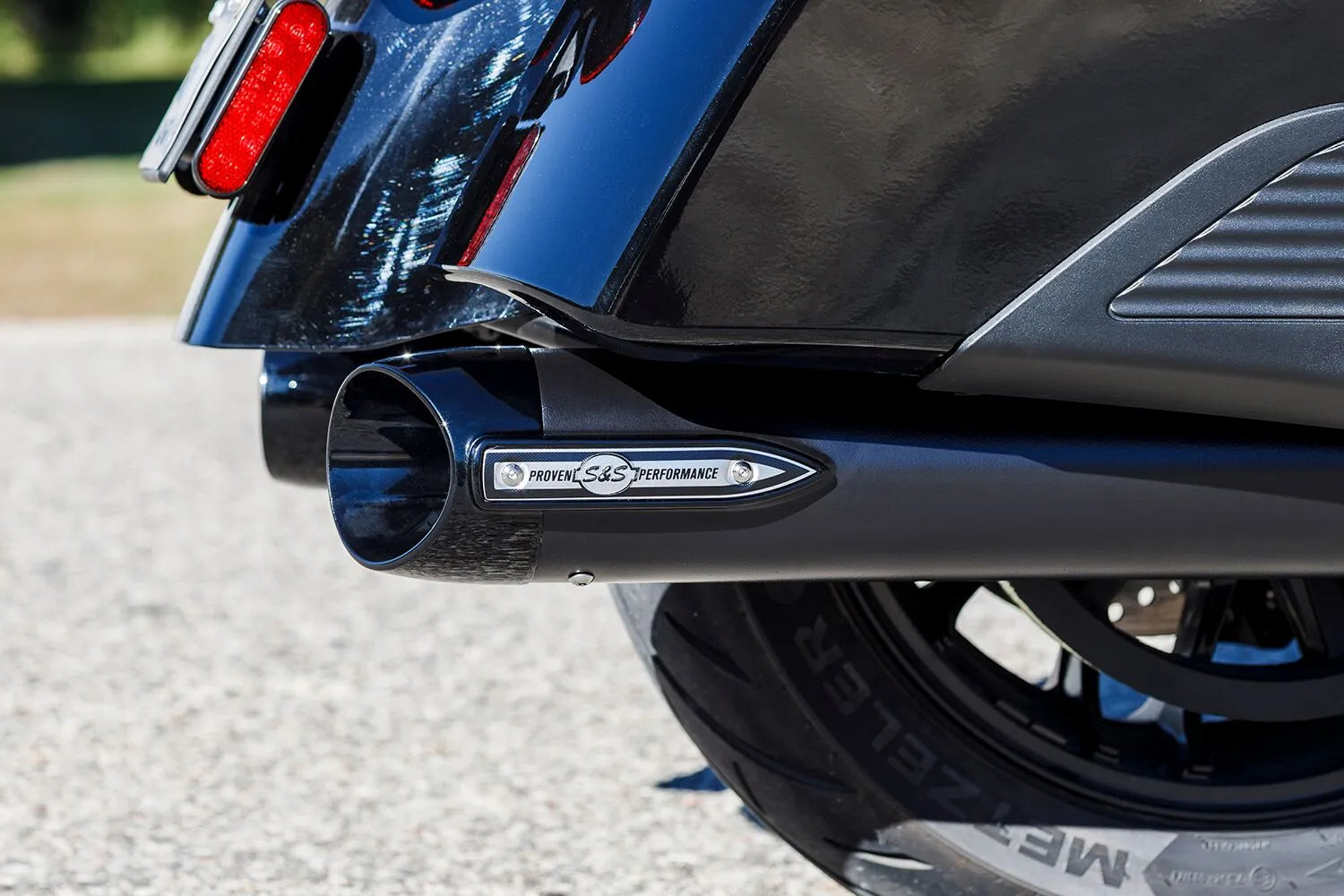 S&s Cycle 4" Broadhead Slip-on Mufflers - Black