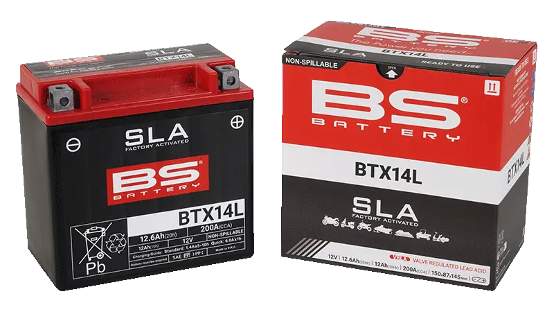 Bs Batteri Agm Batteri - 12 Ah, 200 Cca