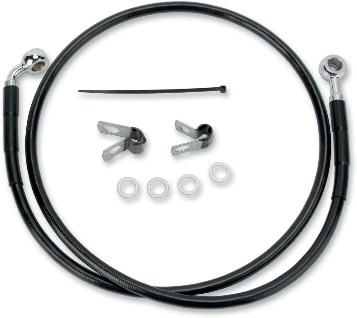 Drag Specialties Stainless Steel Brake Line Kit