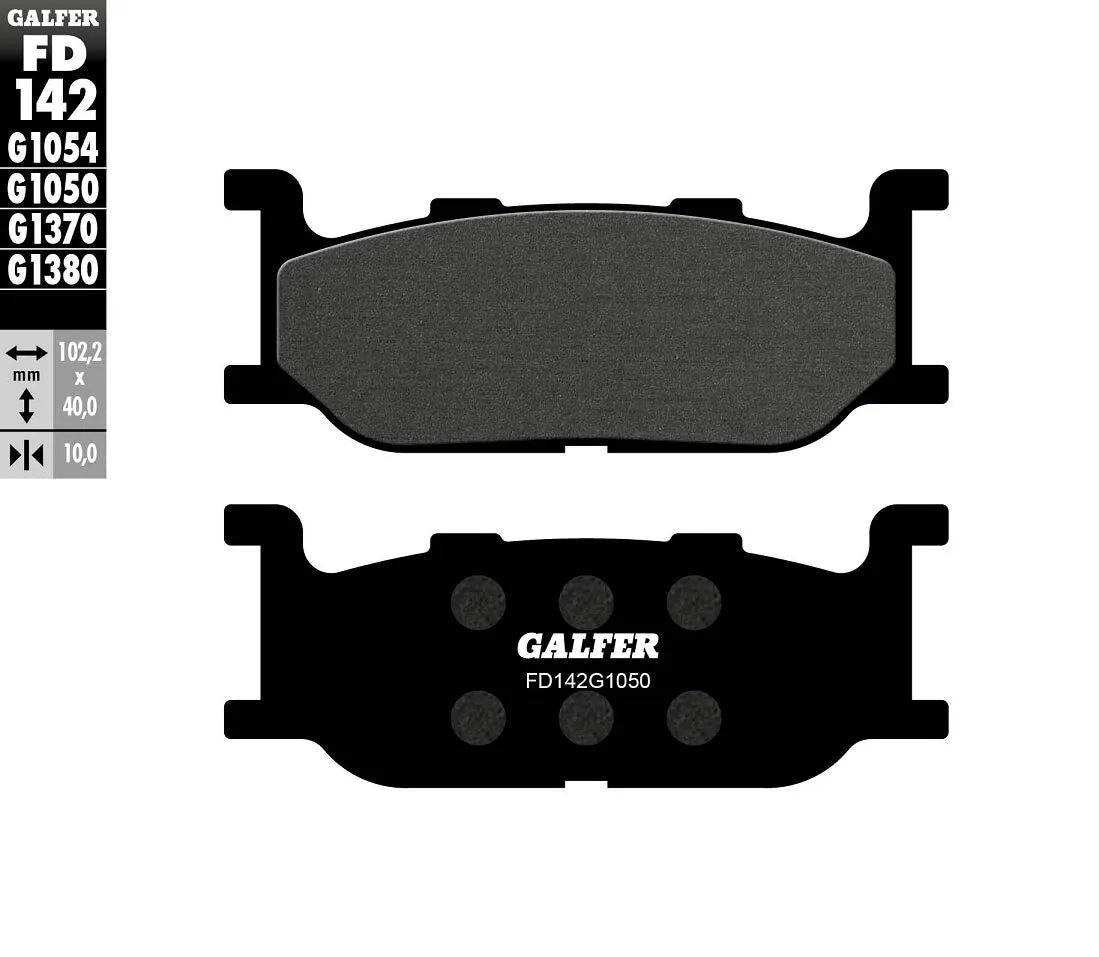 Galfer Semi-metallic Brake Pads For Oem Replacement
