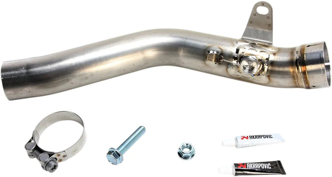 Akrapovic Link Pipe For Slip-on Muffler - Titanium