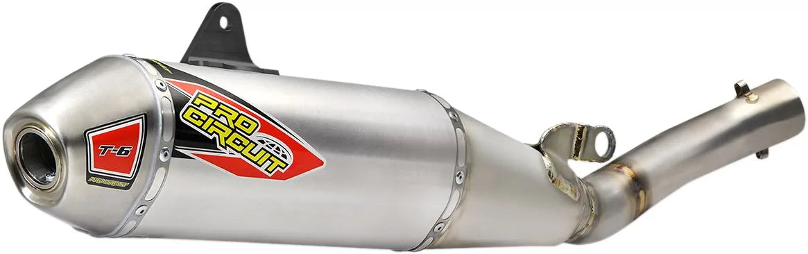 Pro Circuit T-6 Slip-on Silencer With Spark Arrestor