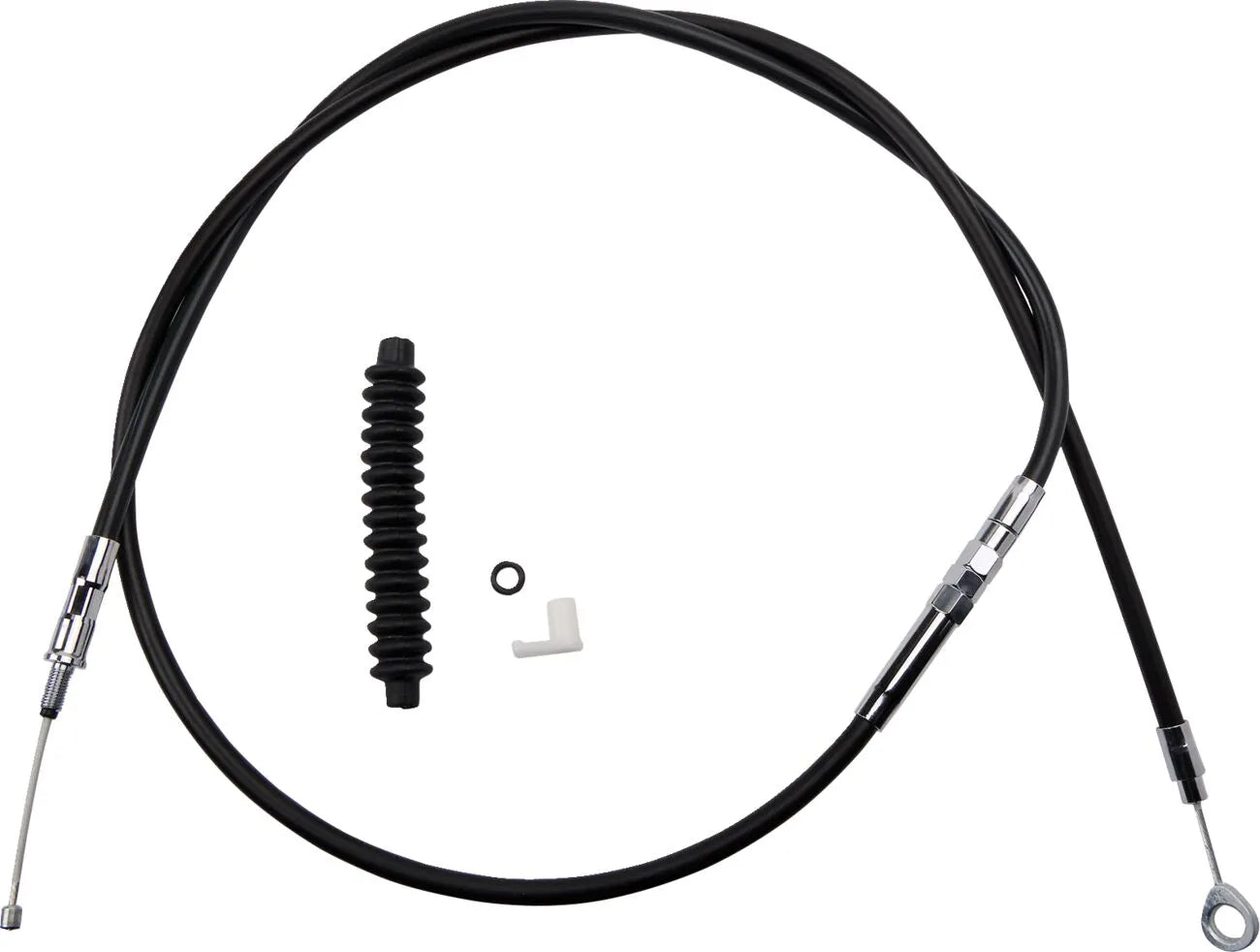 Drag Specialties High-efficiency Clutch Cable Black Vinyl
