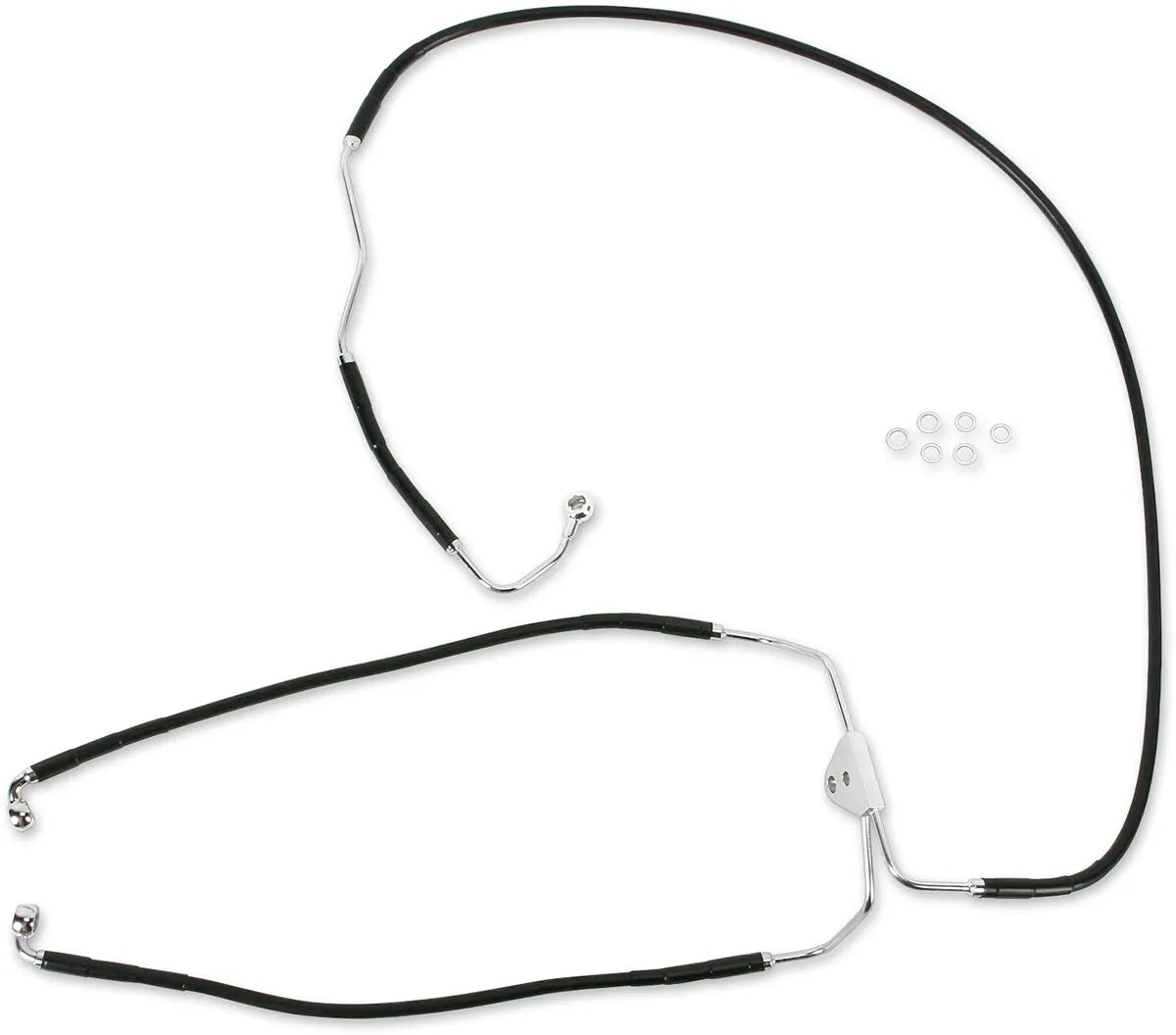 Drag Specialties Stainless Steel Brake Line Kit With Abs