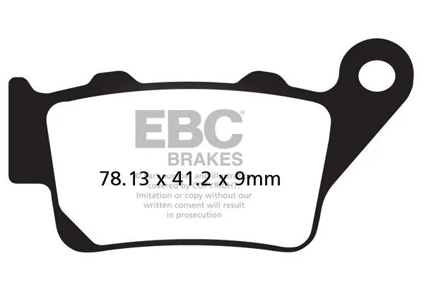 Ebc Vee Semi-sintered Brake Pads For Street Bikes