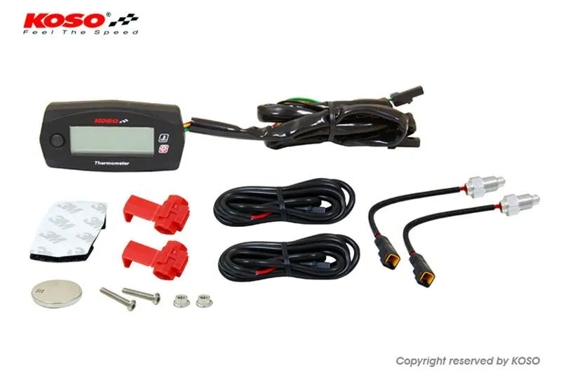 Koso dobbelttermometer Mini-4: Præcis temperaturmåling