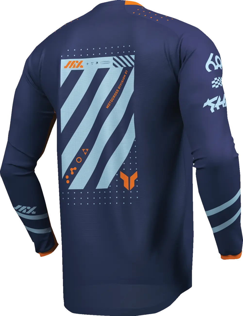 Thor Youth Launchmode Futura Jersey - Blue/Orange/Navy
