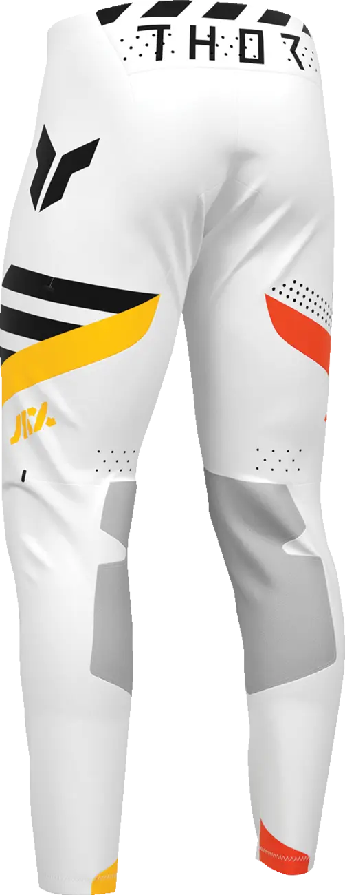 Thor Sportmode Synth Pants - Black/Orange/White/Yellow
