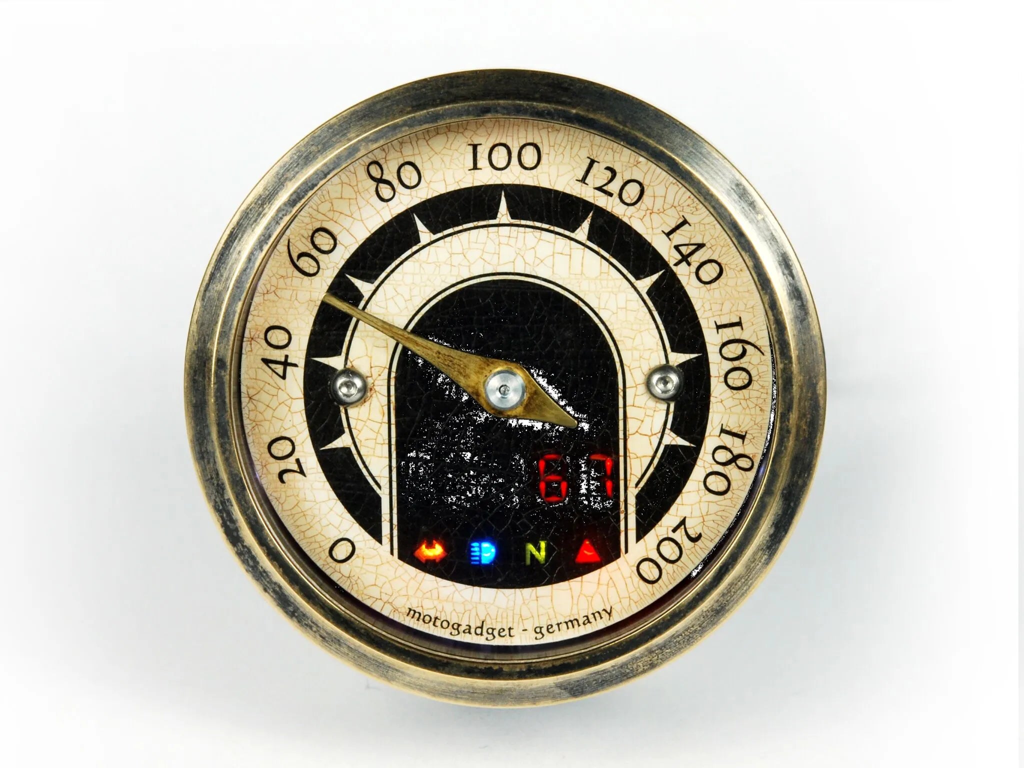 Motogadget MST Speedometer - Analog Retro Stil