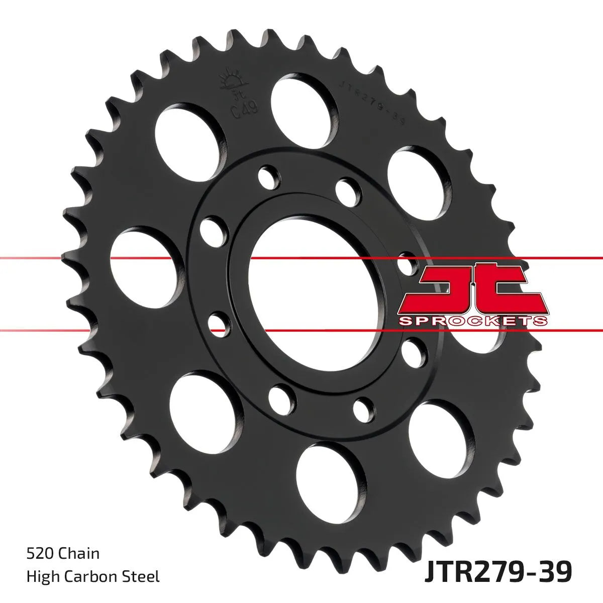 Jt Sprockets Stål Baghjul 520-39t