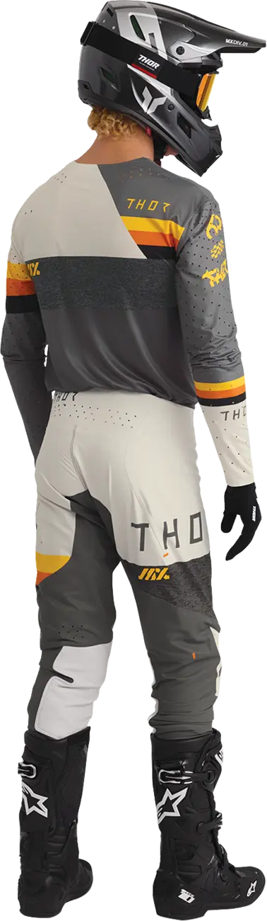 Thor Sportmode League Jersey - Yellow/White/Orange/Charcoal Gray